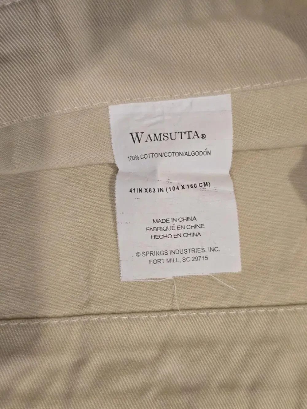 Wamsutta Curtain Panels 4 Piece
